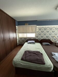 ベッドルーム、広い収納